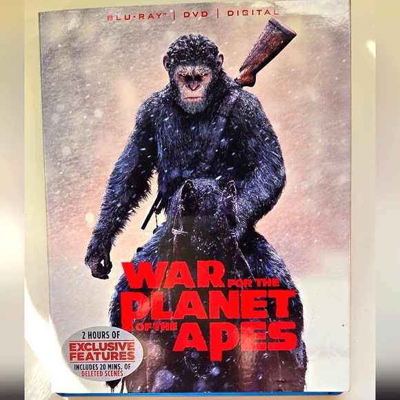 War for the Planet of the Apes Blu-ray and DVD - Picture 1 of 4
